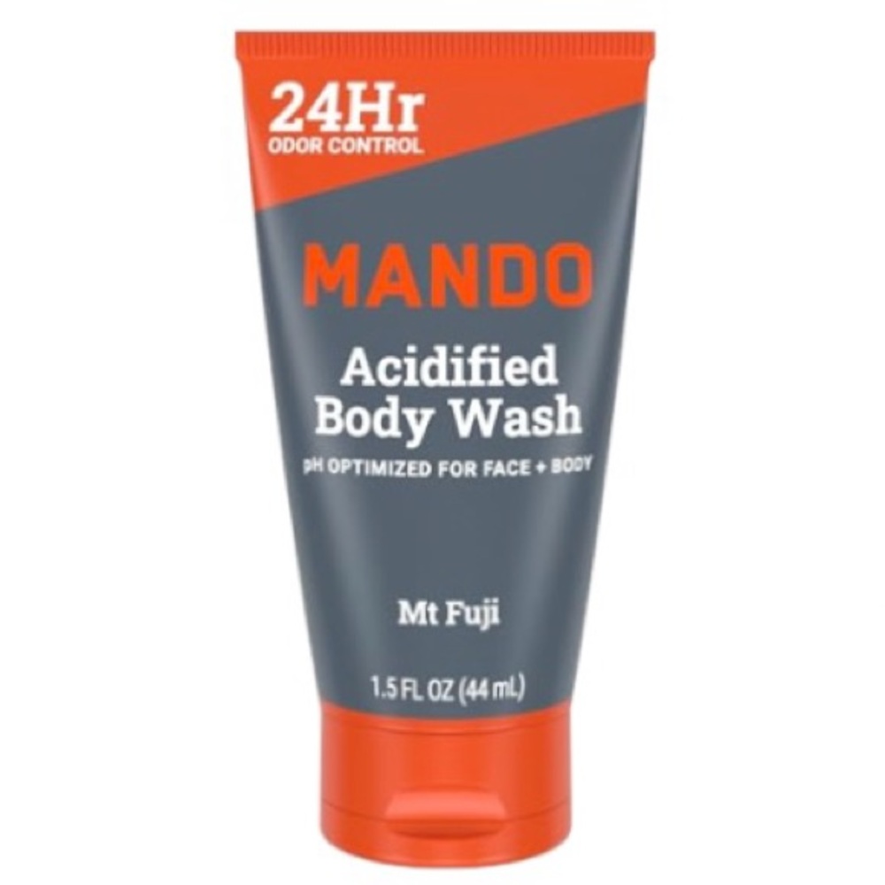 3/$12 Mando Mt Fuji Acidified Body Wash 1.5oz